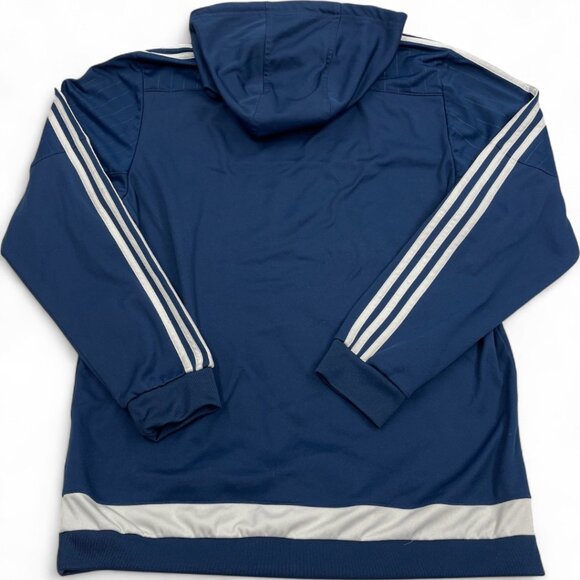 Vancouver Whitecaps Adidas MLS 2014 Hoodie Pullover Sweatshirt Warmup Jersey L - Picture 8 of 8